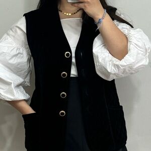Vintage Sleeveless Quilted Vest/Cardigan